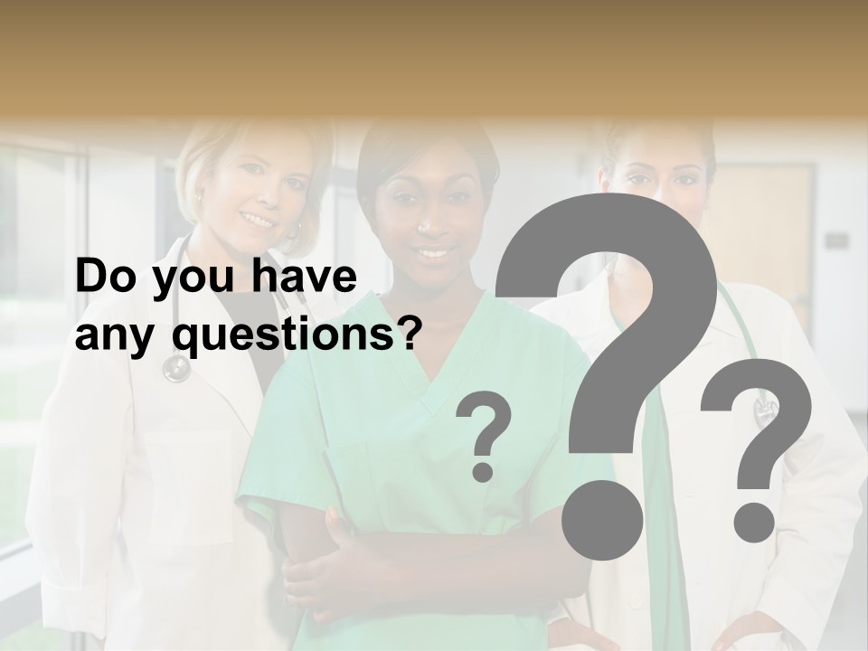 Happy Caucasian Doctor PowerPoint Template