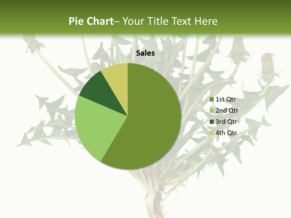 Leaf Root Vertical PowerPoint Template