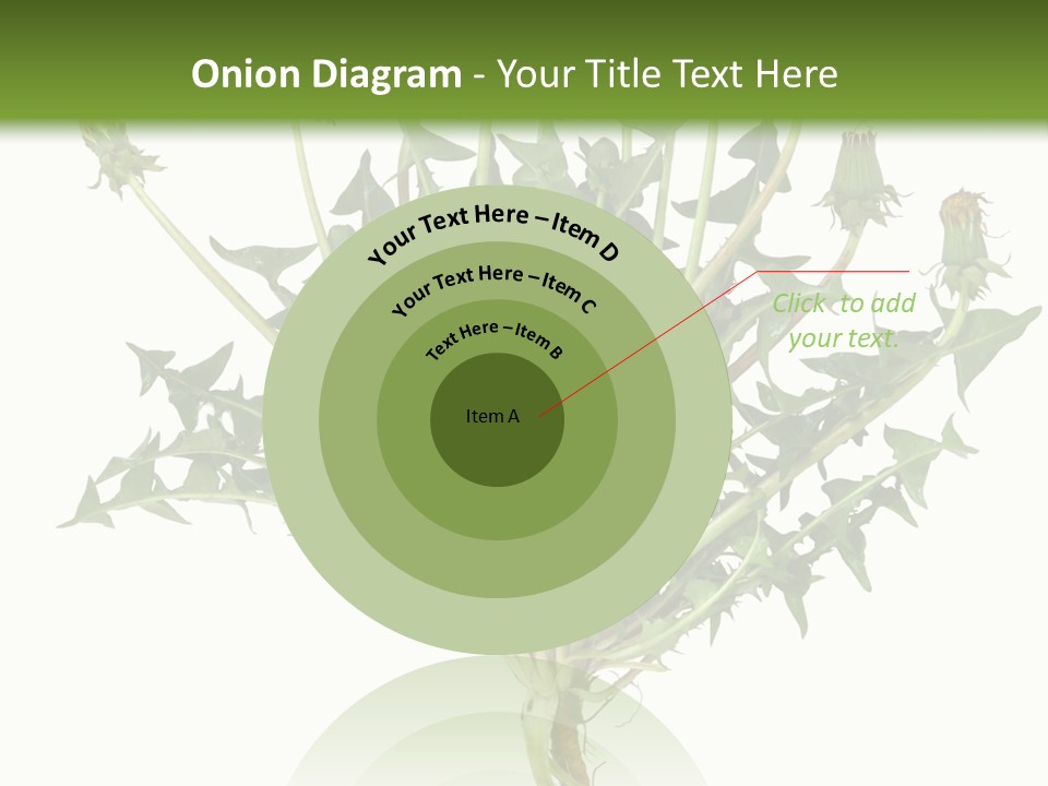 Leaf Root Vertical PowerPoint Template