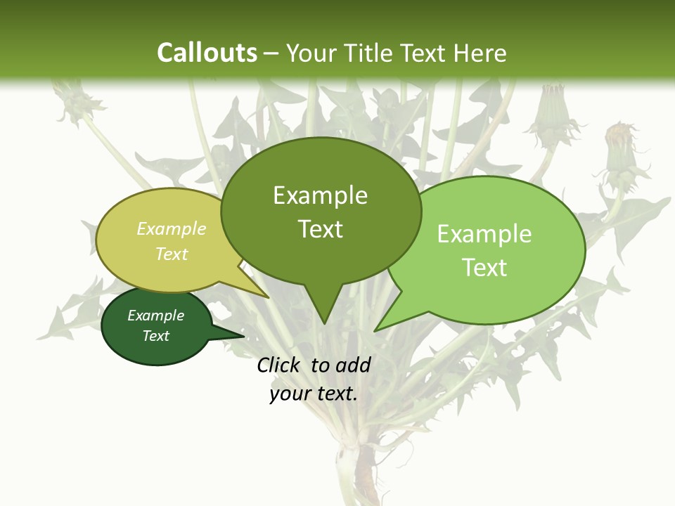 Leaf Root Vertical PowerPoint Template
