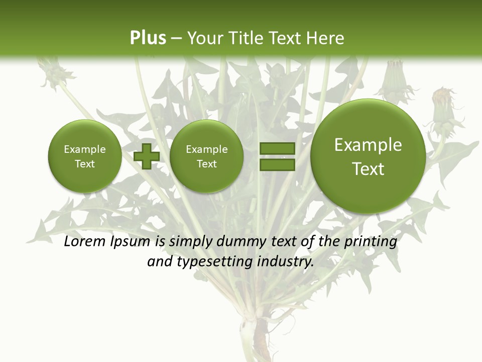 Leaf Root Vertical PowerPoint Template