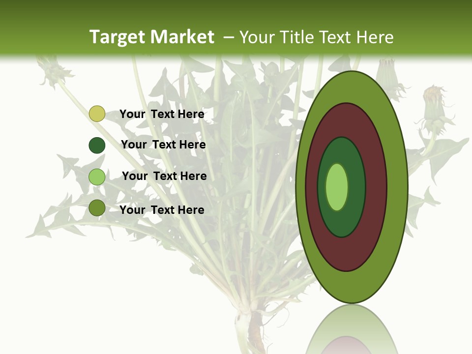 Leaf Root Vertical PowerPoint Template