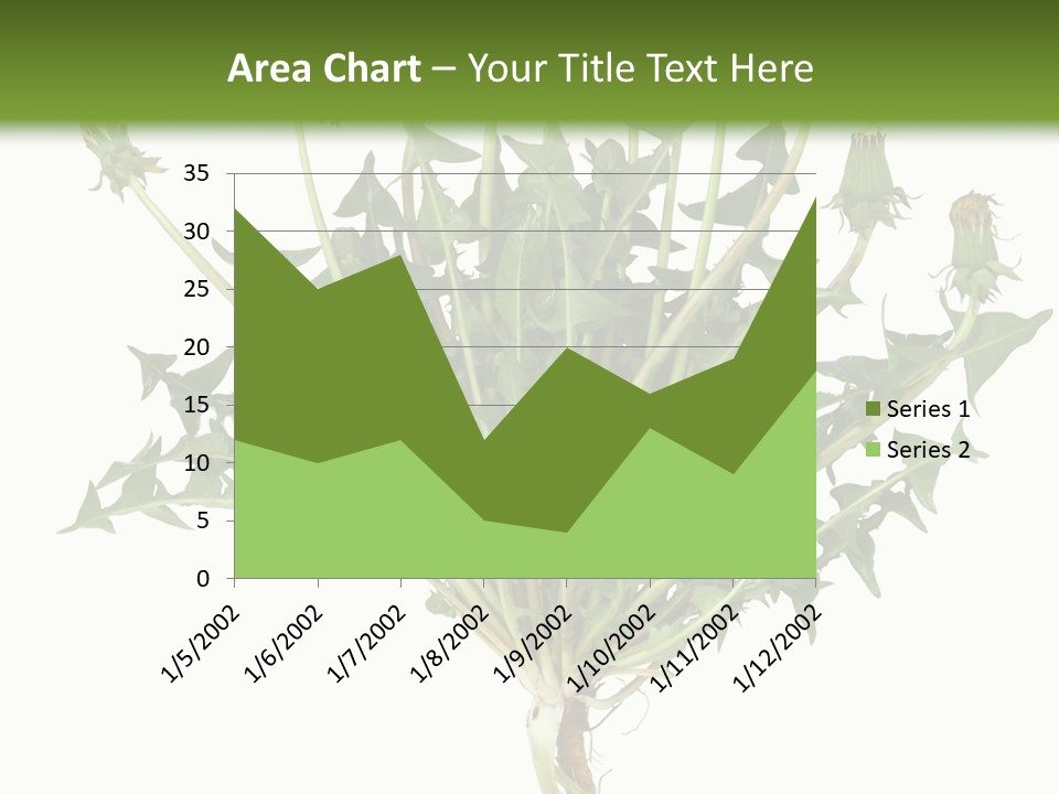 Leaf Root Vertical PowerPoint Template