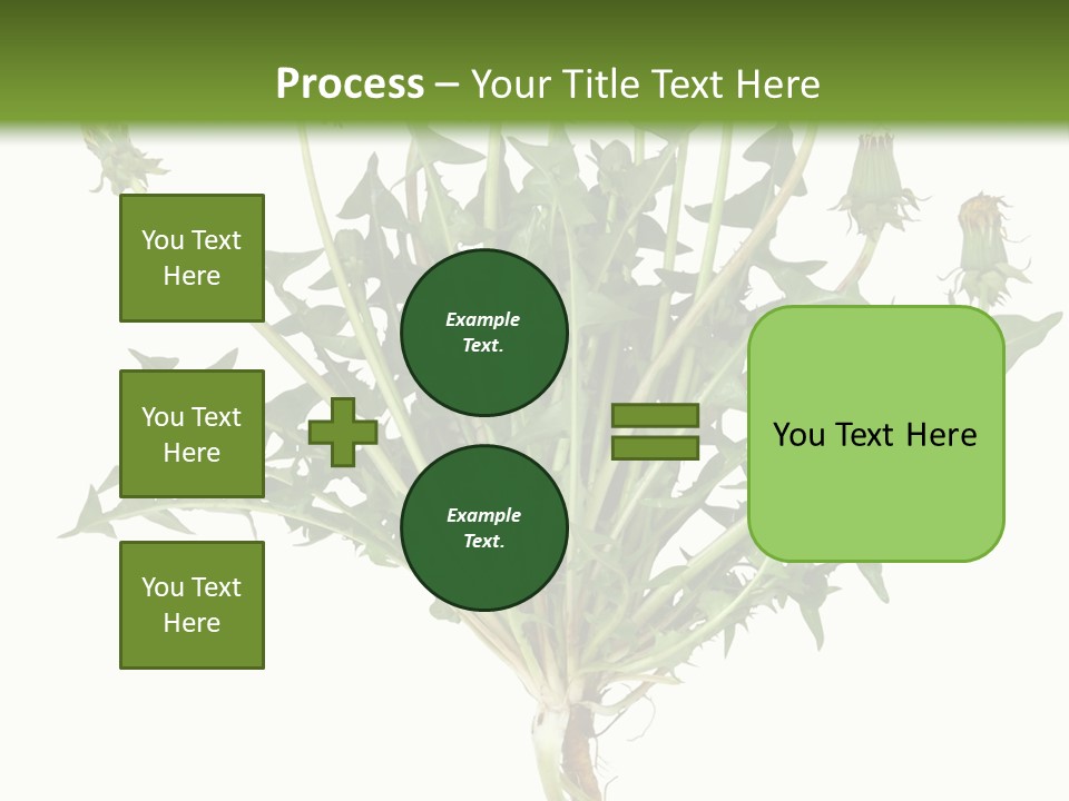 Leaf Root Vertical PowerPoint Template