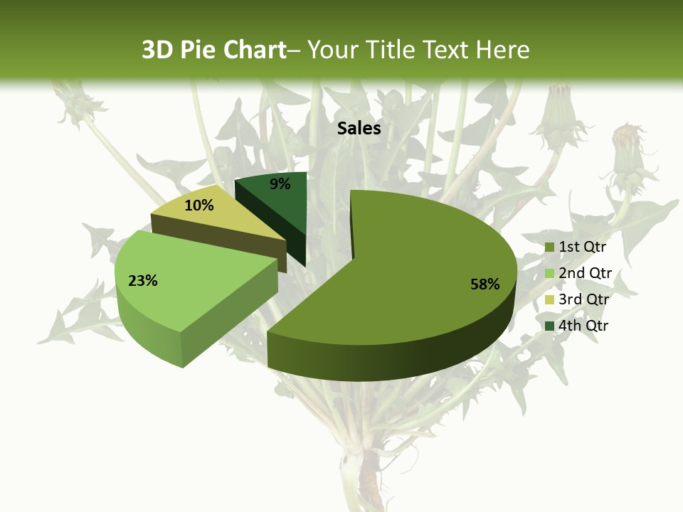 Leaf Root Vertical PowerPoint Template
