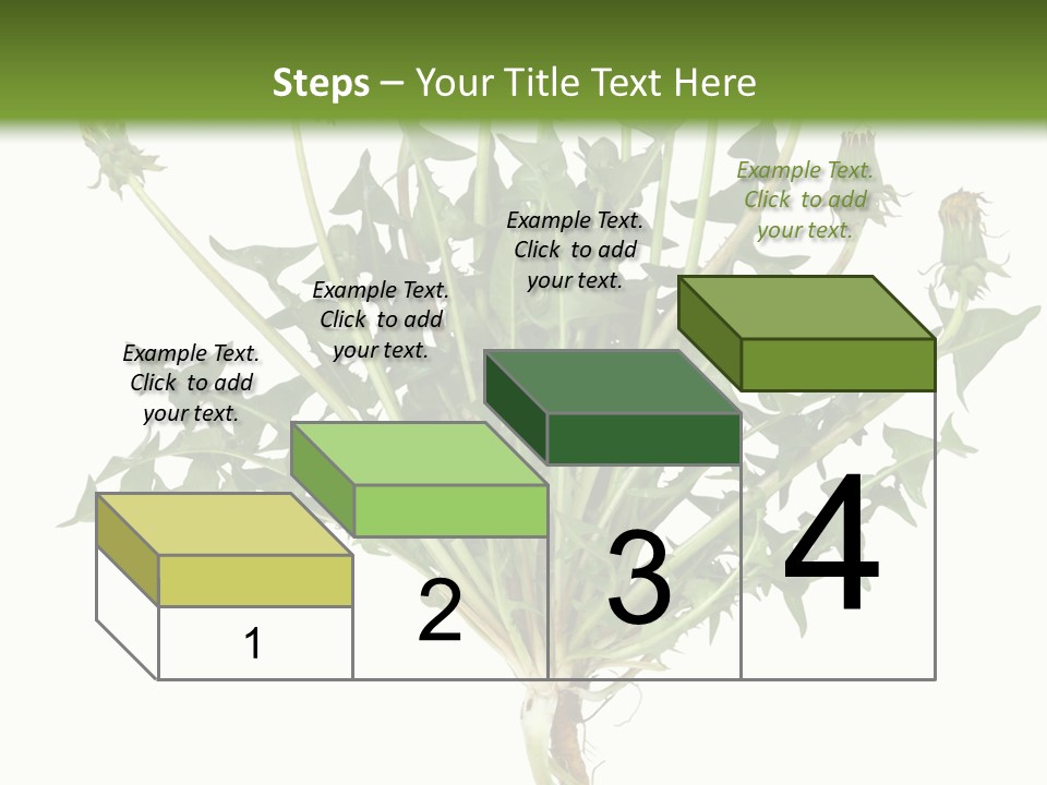 Leaf Root Vertical PowerPoint Template