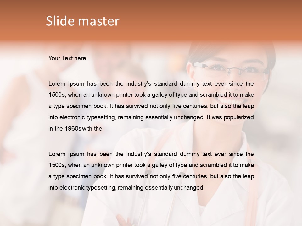 Hispanic Staff Latin PowerPoint Template