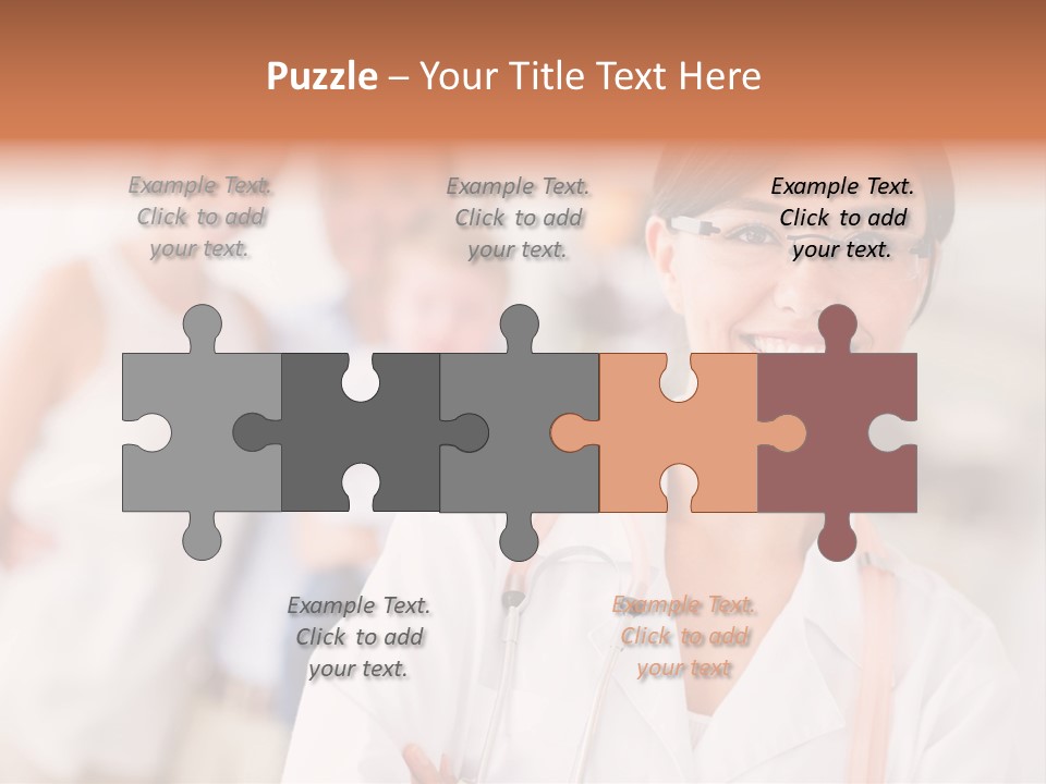 Hispanic Staff Latin PowerPoint Template