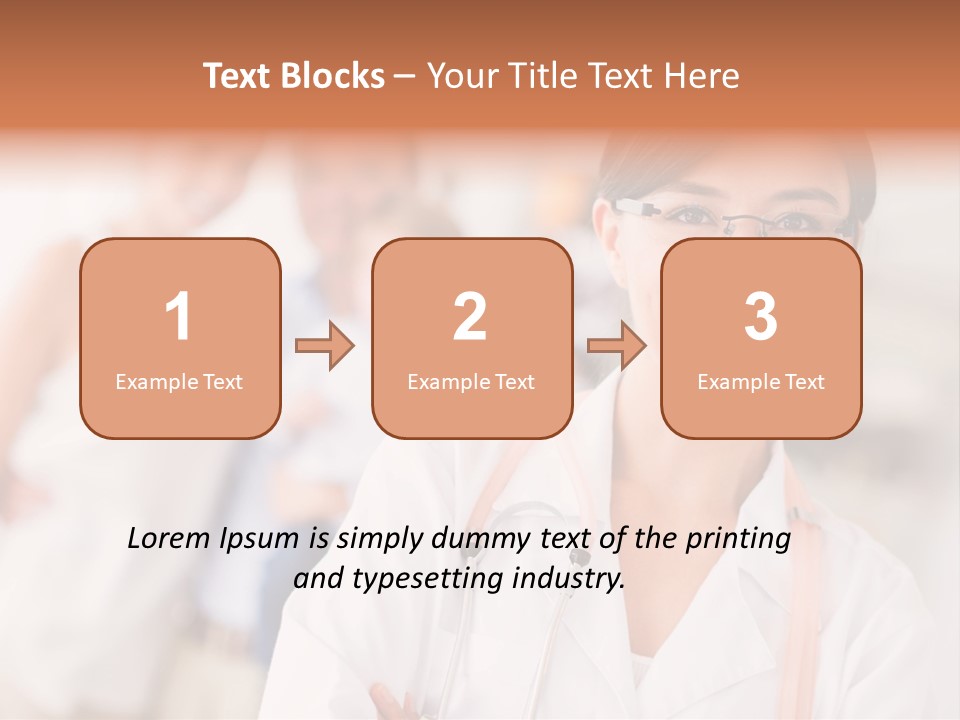 Hispanic Staff Latin PowerPoint Template