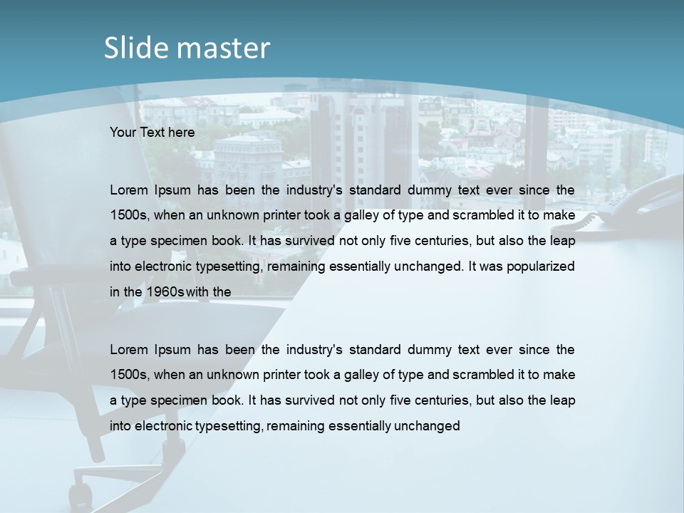 Manage Director Organization PowerPoint Template