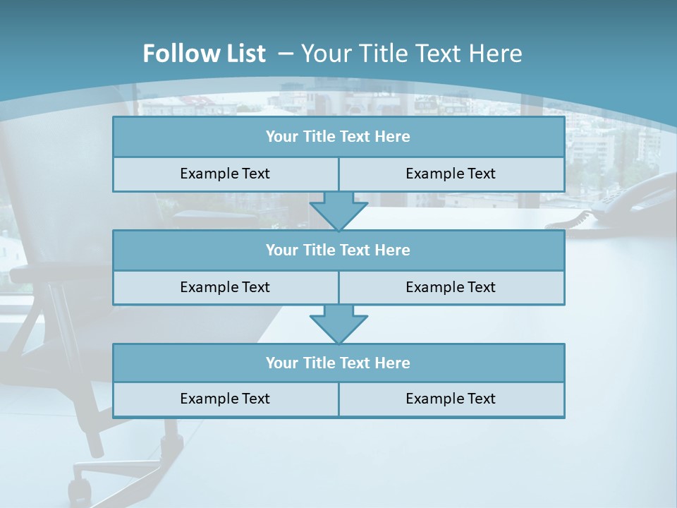 Manage Director Organization PowerPoint Template