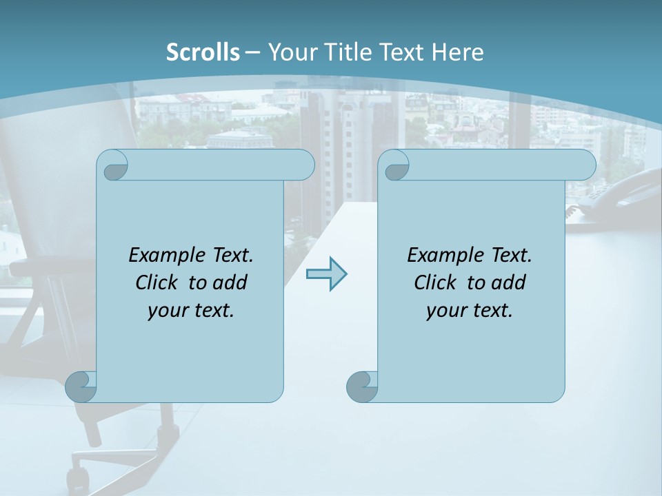 Manage Director Organization PowerPoint Template
