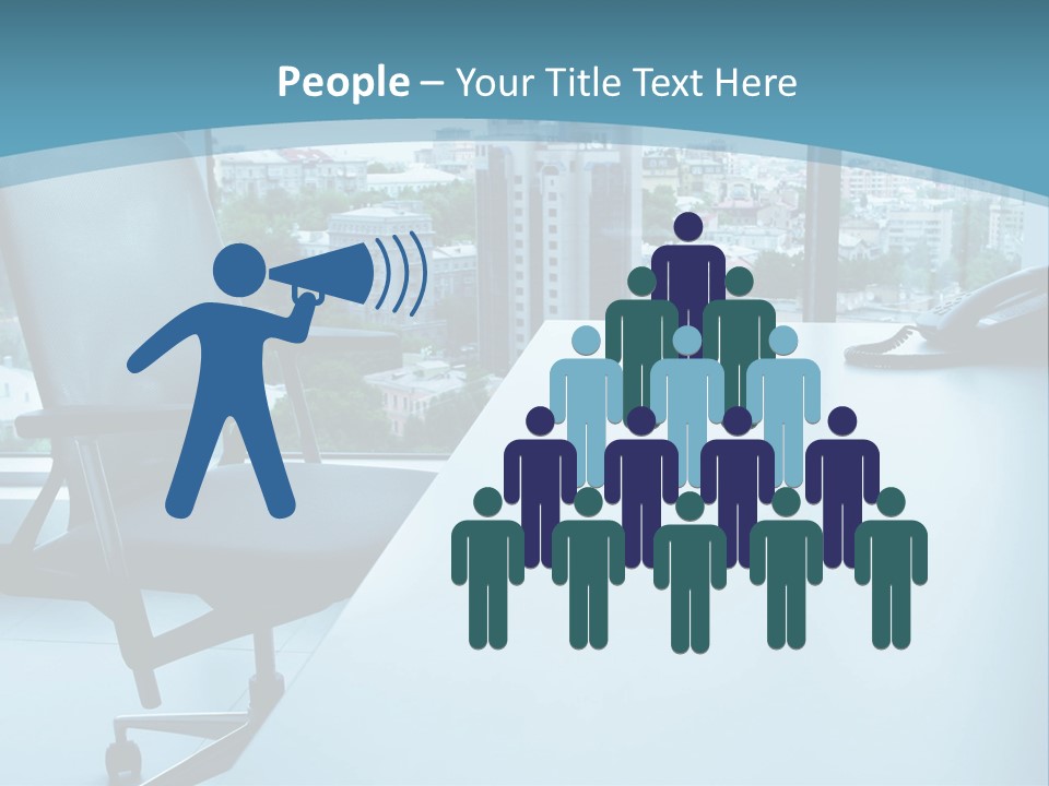 Manage Director Organization PowerPoint Template