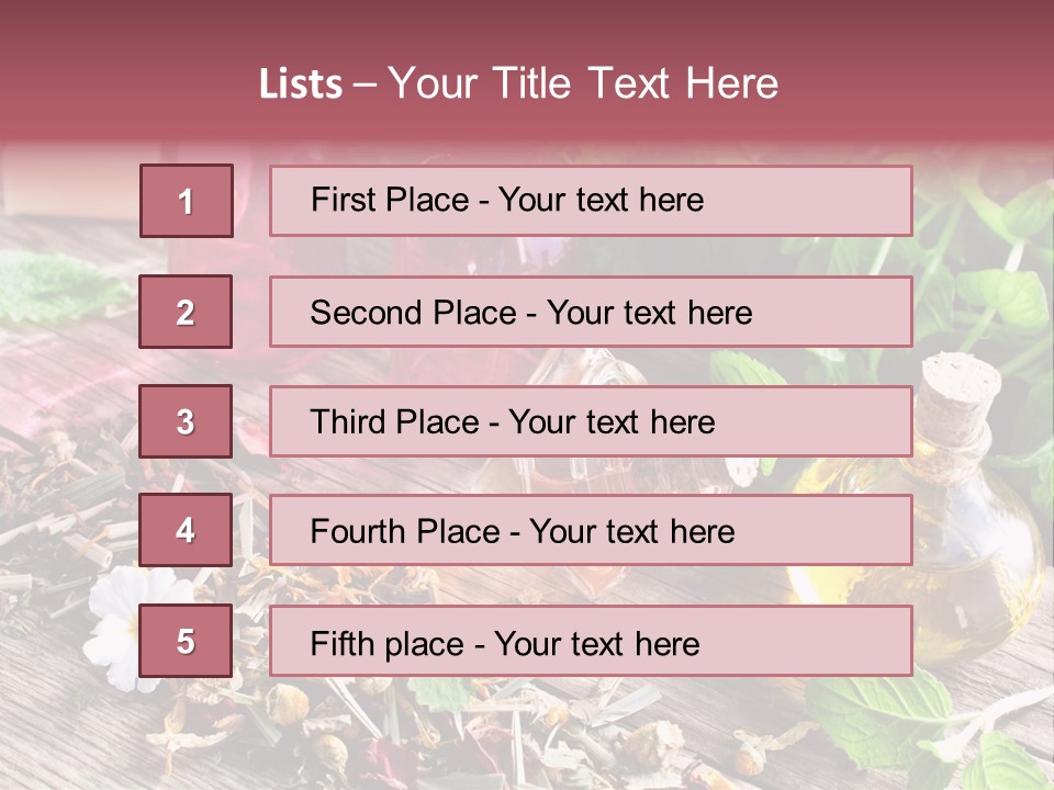 Fragrant Perfume Recreation PowerPoint Template