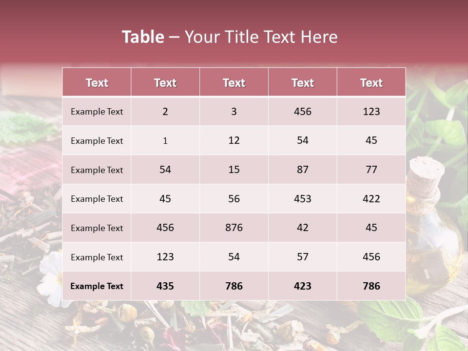 Fragrant Perfume Recreation PowerPoint Template