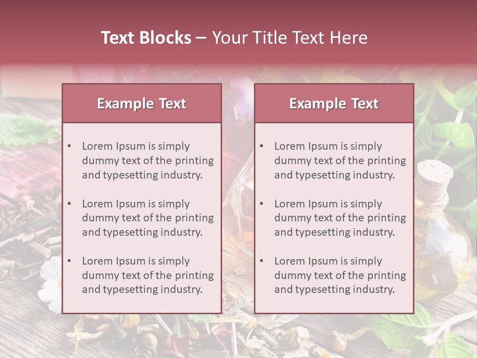 Fragrant Perfume Recreation PowerPoint Template