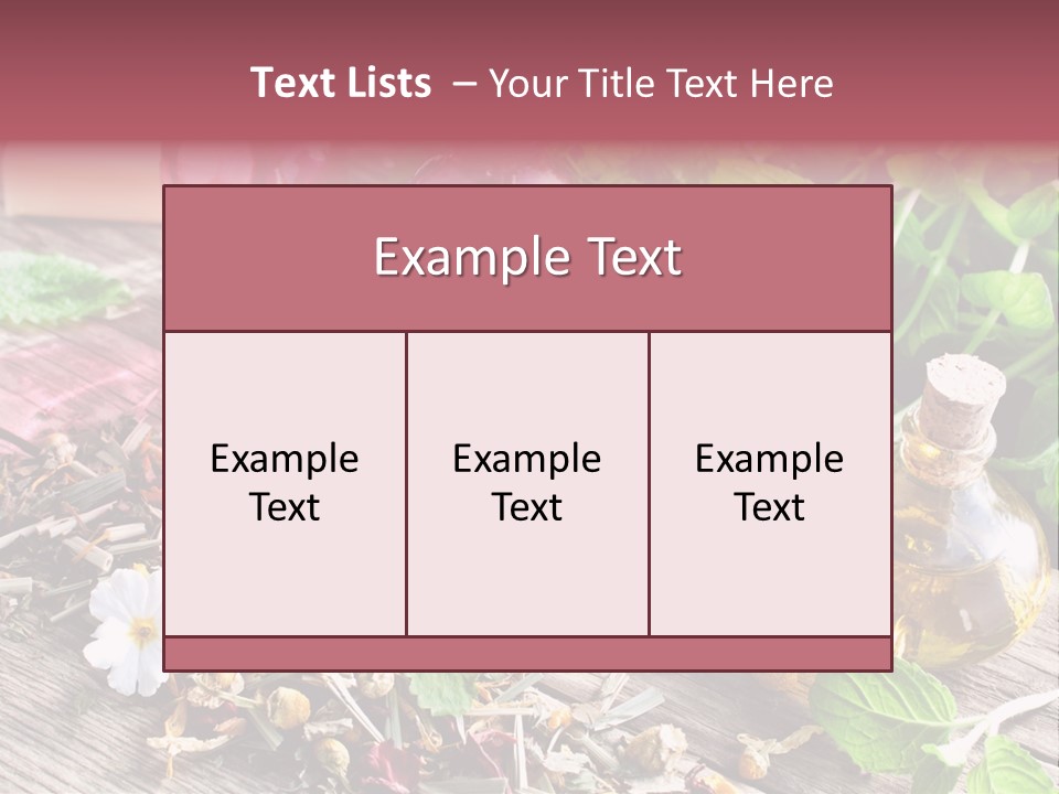 Fragrant Perfume Recreation PowerPoint Template