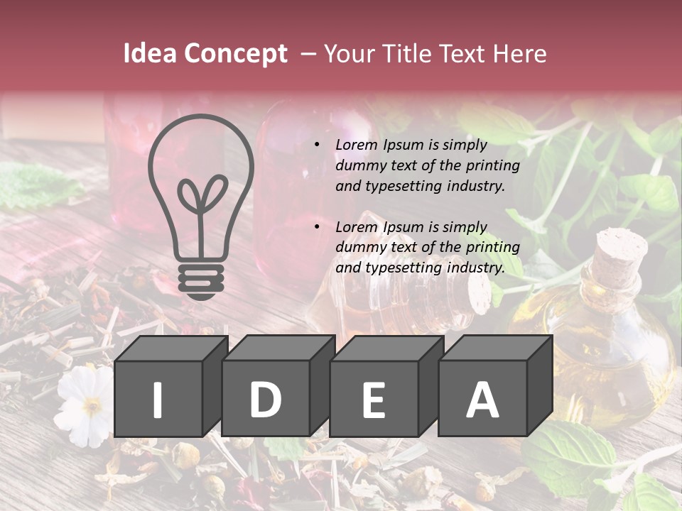 Fragrant Perfume Recreation PowerPoint Template