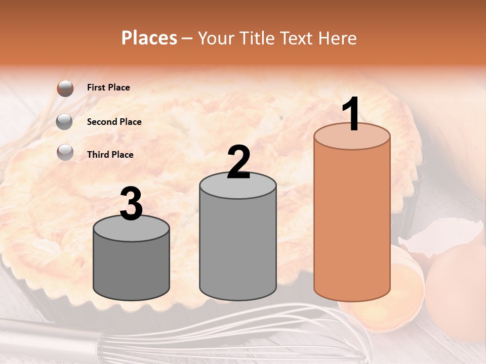 Chicken Pie Pot Quiche Meat PowerPoint Template