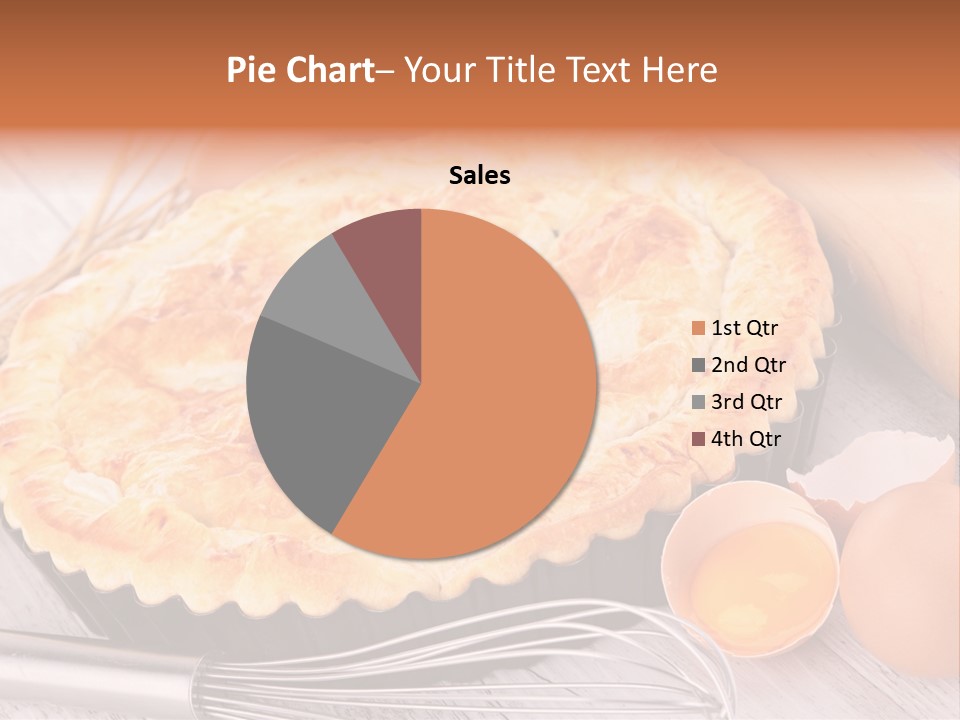 Chicken Pie Pot Quiche Meat PowerPoint Template