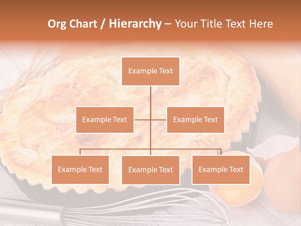 Chicken Pie Pot Quiche Meat PowerPoint Template