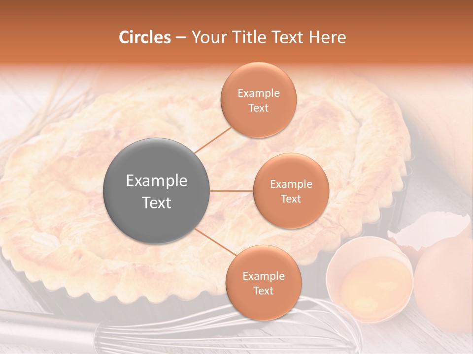 Chicken Pie Pot Quiche Meat PowerPoint Template