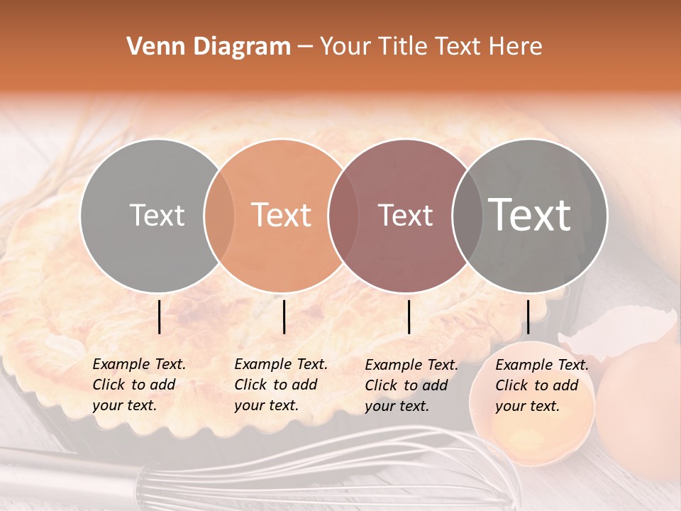 Chicken Pie Pot Quiche Meat PowerPoint Template