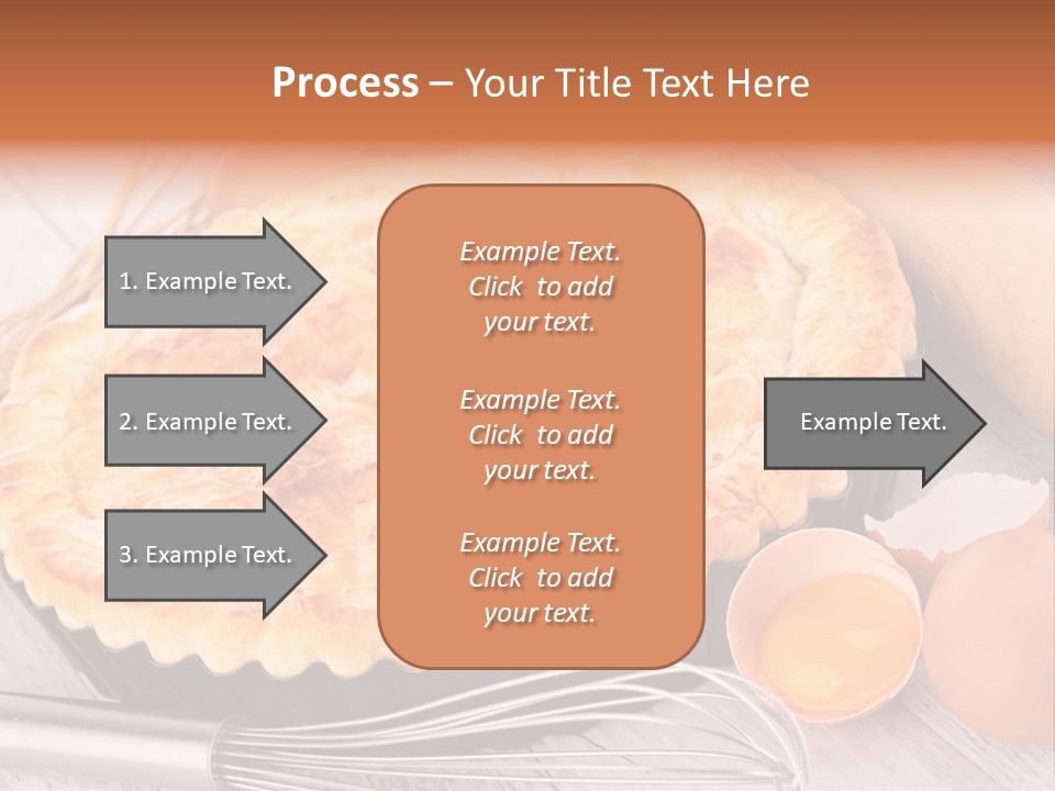 Chicken Pie Pot Quiche Meat PowerPoint Template