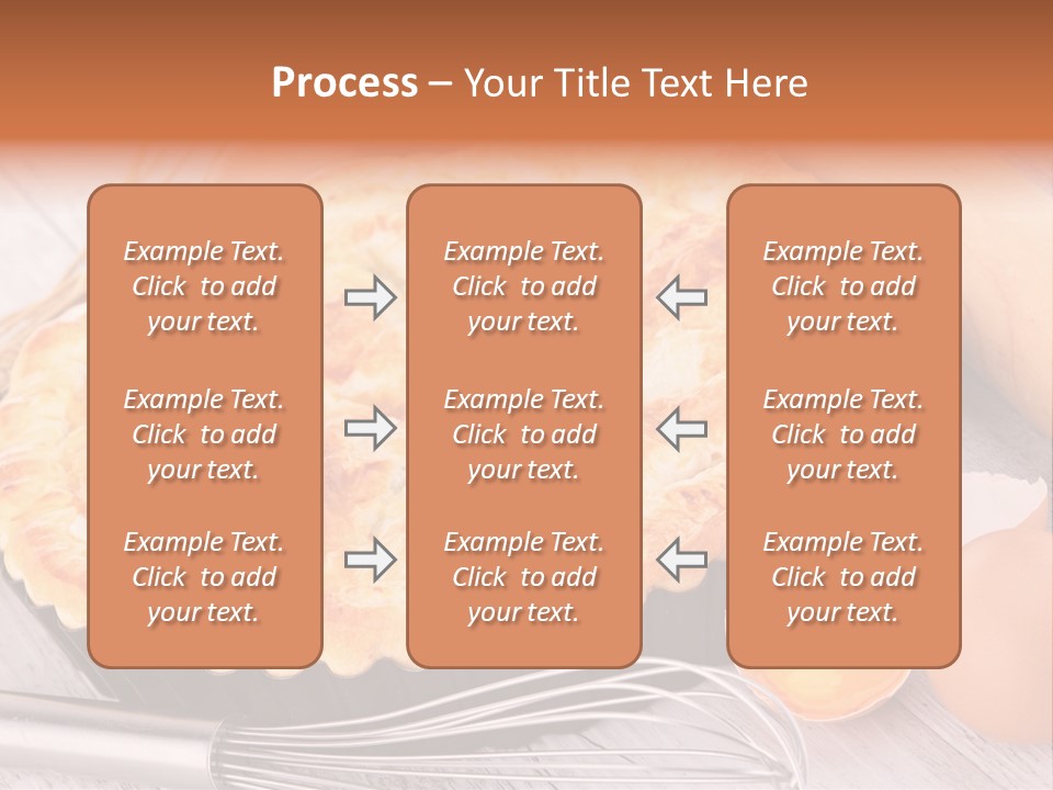Chicken Pie Pot Quiche Meat PowerPoint Template
