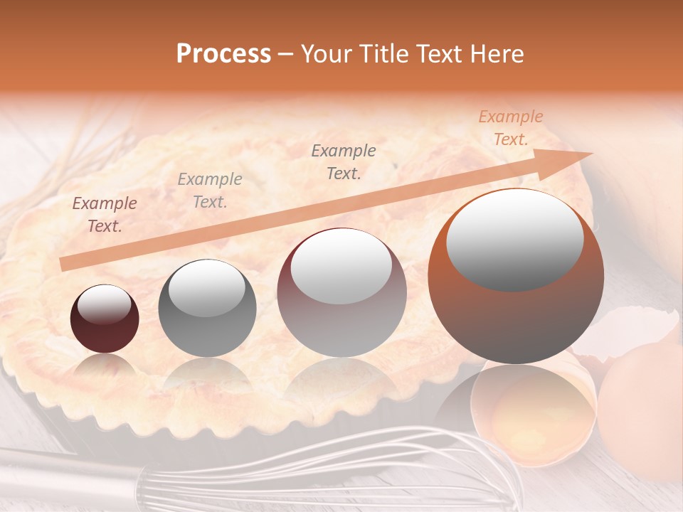 Chicken Pie Pot Quiche Meat PowerPoint Template
