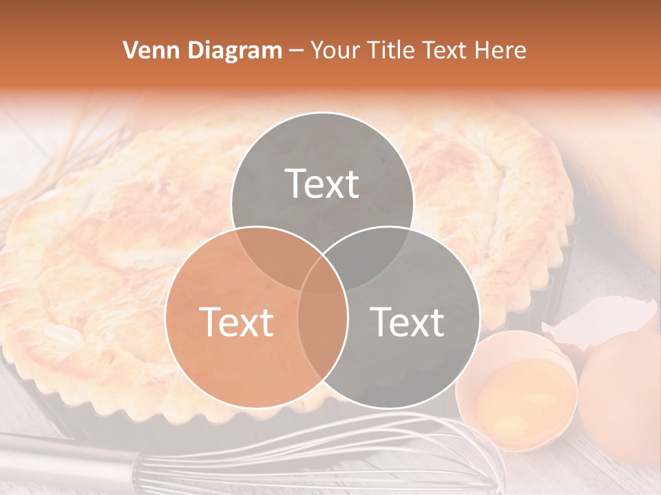 Chicken Pie Pot Quiche Meat PowerPoint Template