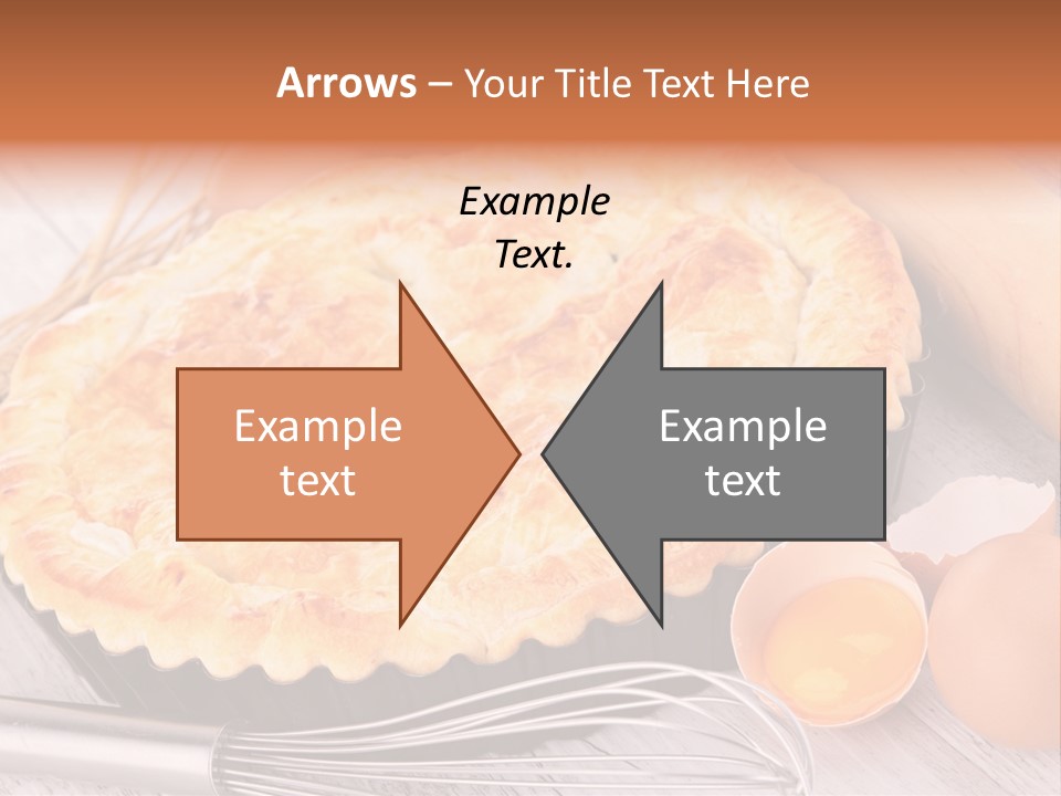 Chicken Pie Pot Quiche Meat PowerPoint Template