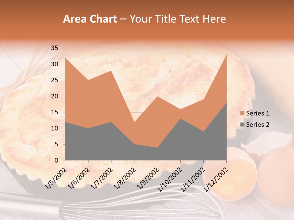 Chicken Pie Pot Quiche Meat PowerPoint Template