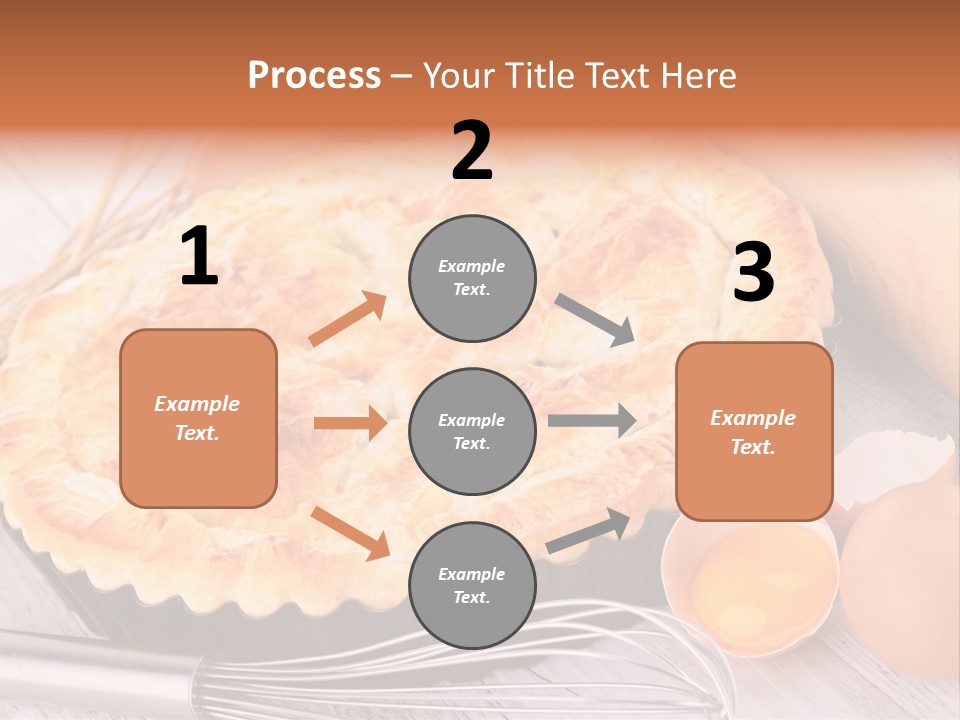 Chicken Pie Pot Quiche Meat PowerPoint Template