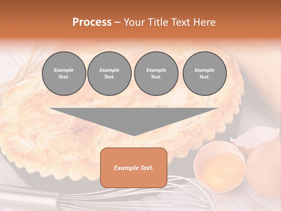 Chicken Pie Pot Quiche Meat PowerPoint Template