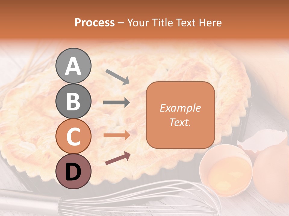 Chicken Pie Pot Quiche Meat PowerPoint Template