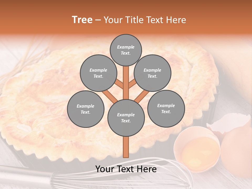 Chicken Pie Pot Quiche Meat PowerPoint Template