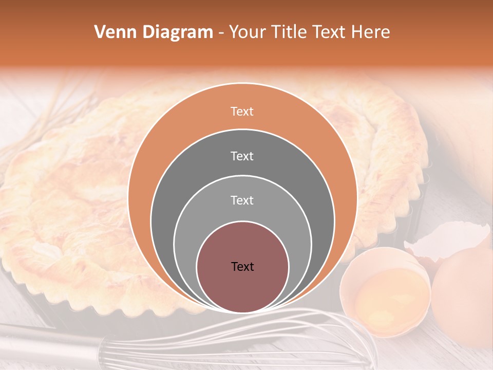 Chicken Pie Pot Quiche Meat PowerPoint Template