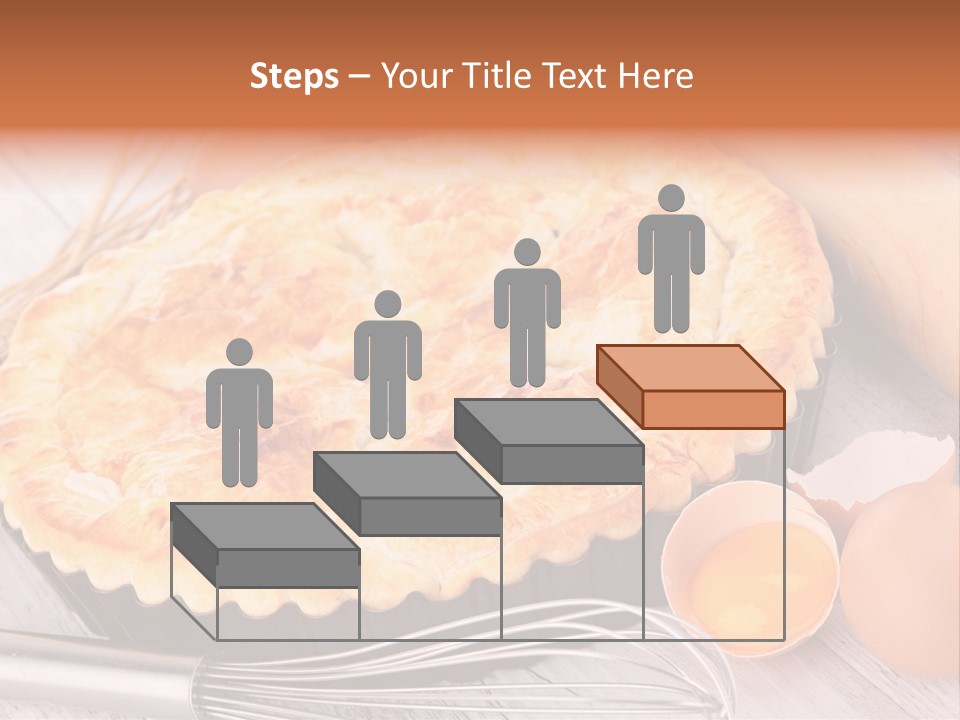 Chicken Pie Pot Quiche Meat PowerPoint Template