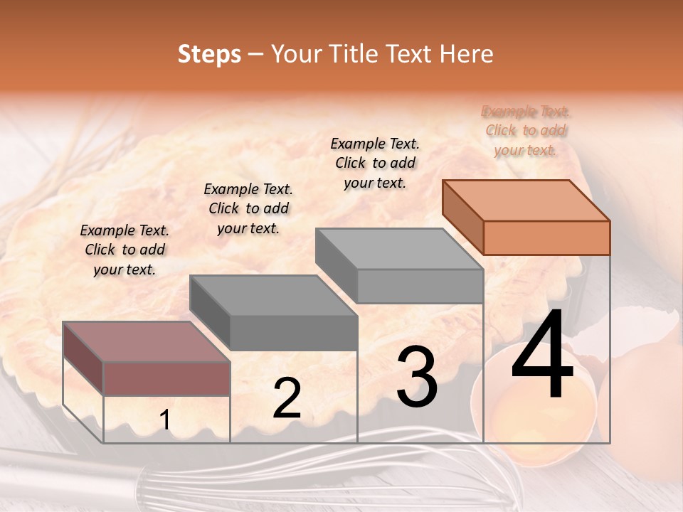 Chicken Pie Pot Quiche Meat PowerPoint Template