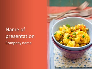 Indian Portion Food PowerPoint Template