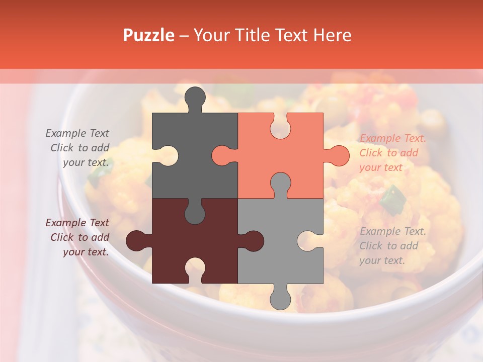 Indian Portion Food PowerPoint Template