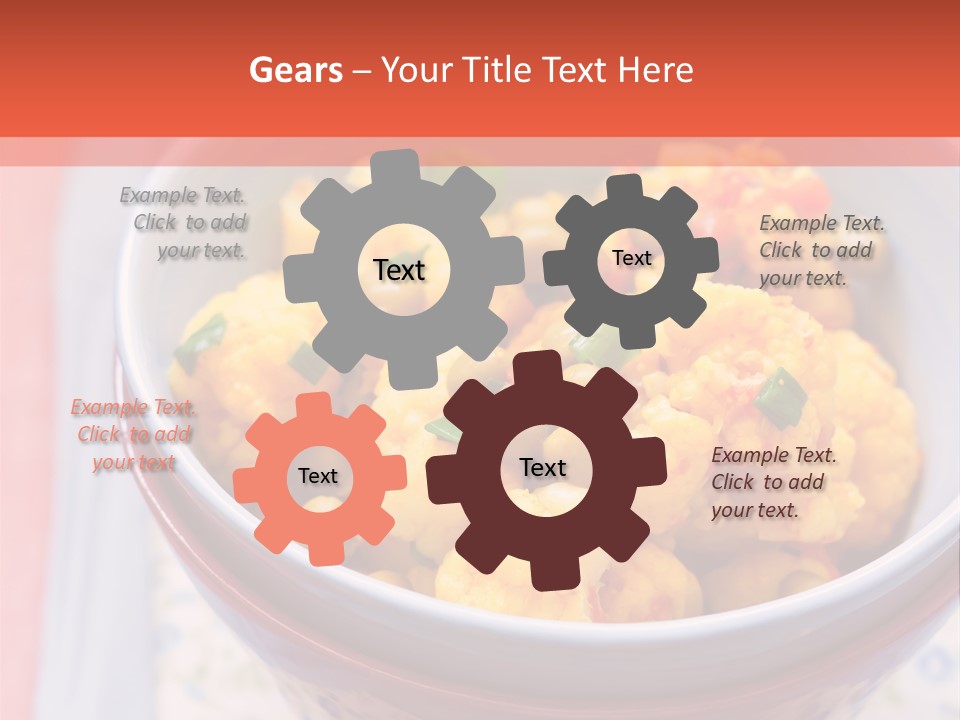 Indian Portion Food PowerPoint Template