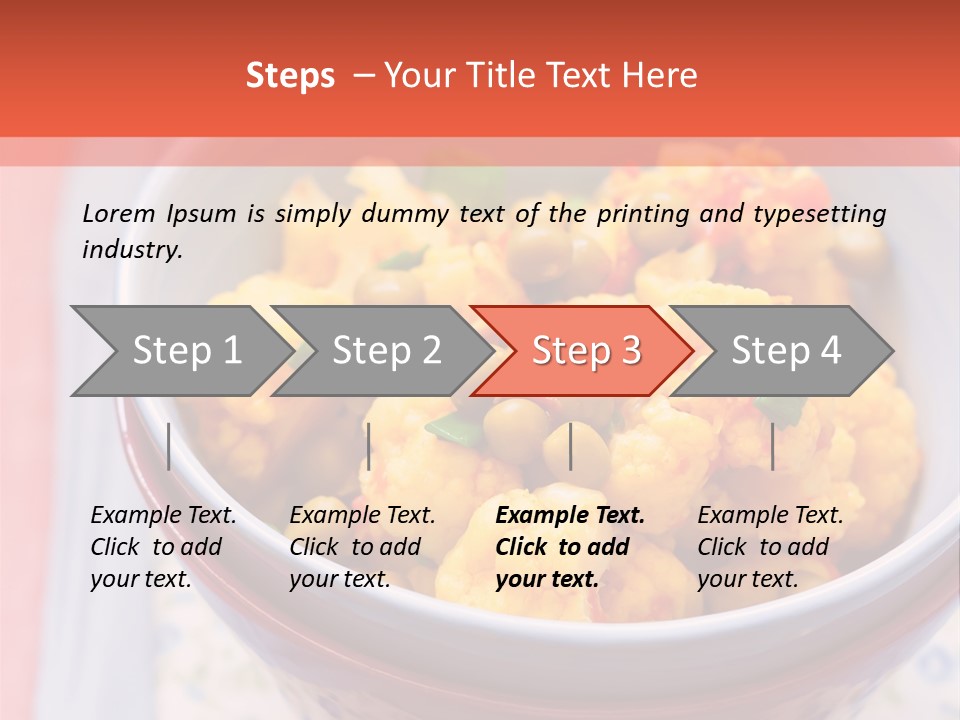 Indian Portion Food PowerPoint Template