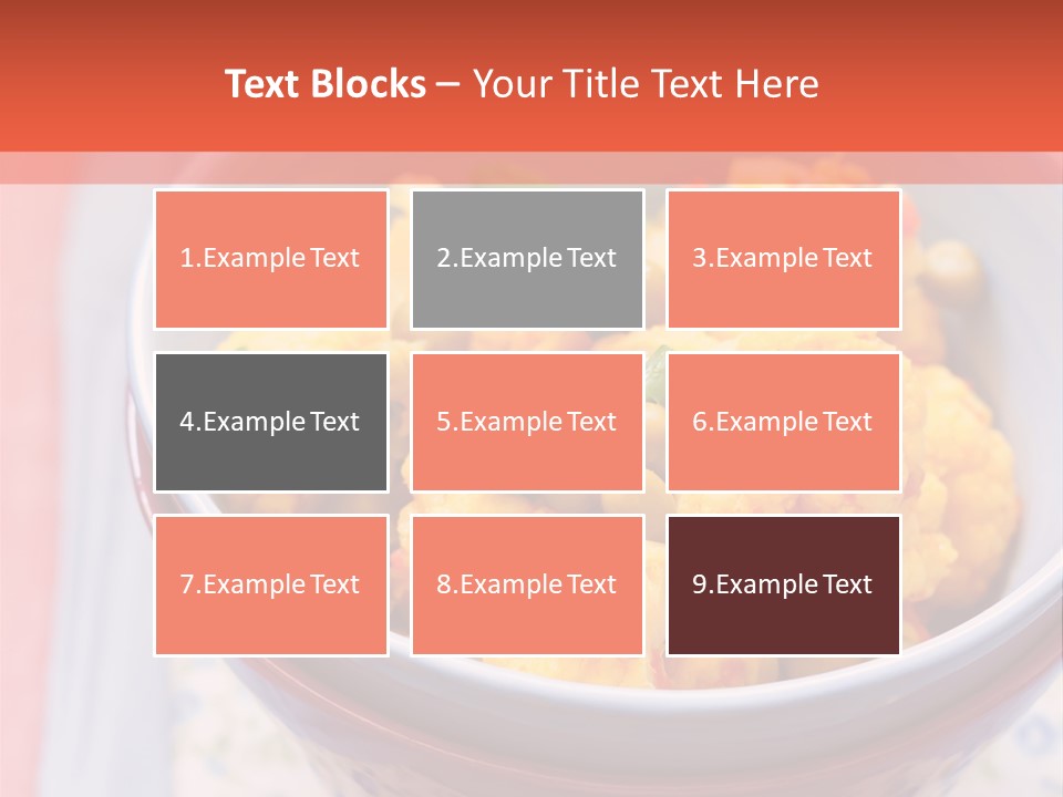 Indian Portion Food PowerPoint Template