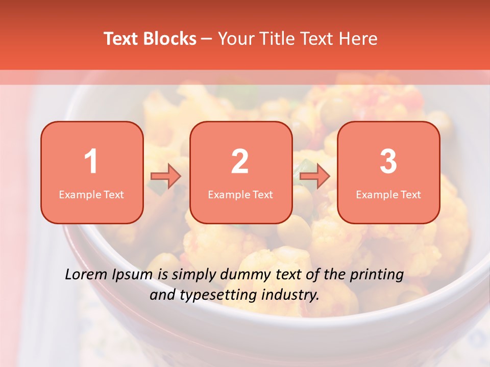 Indian Portion Food PowerPoint Template