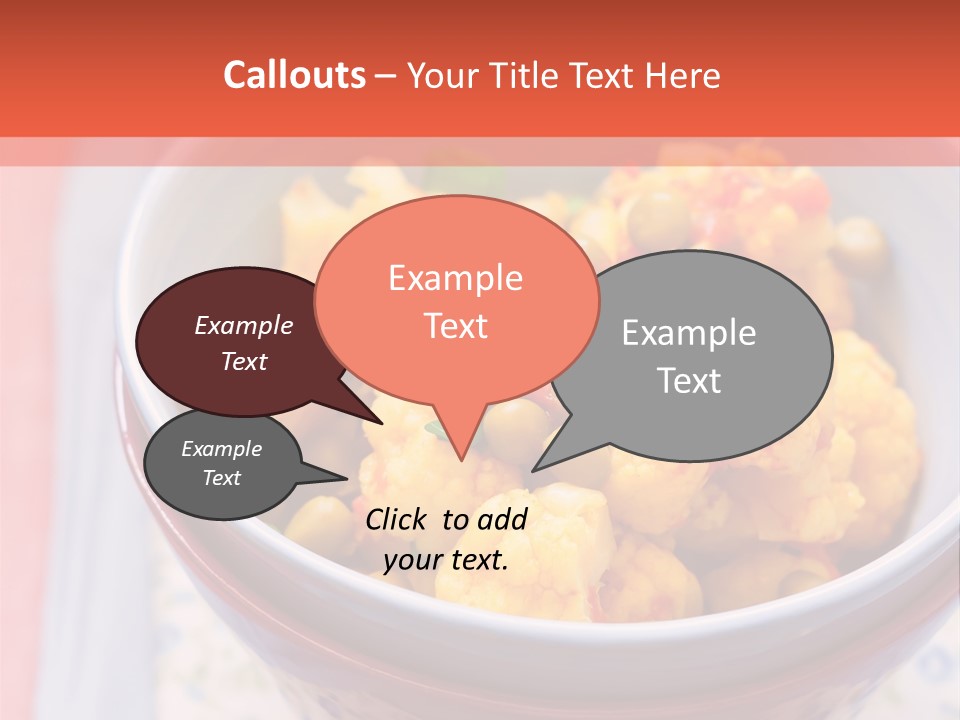 Indian Portion Food PowerPoint Template