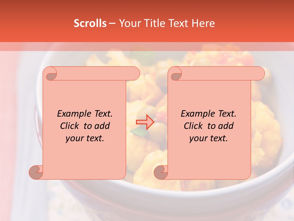 Indian Portion Food PowerPoint Template
