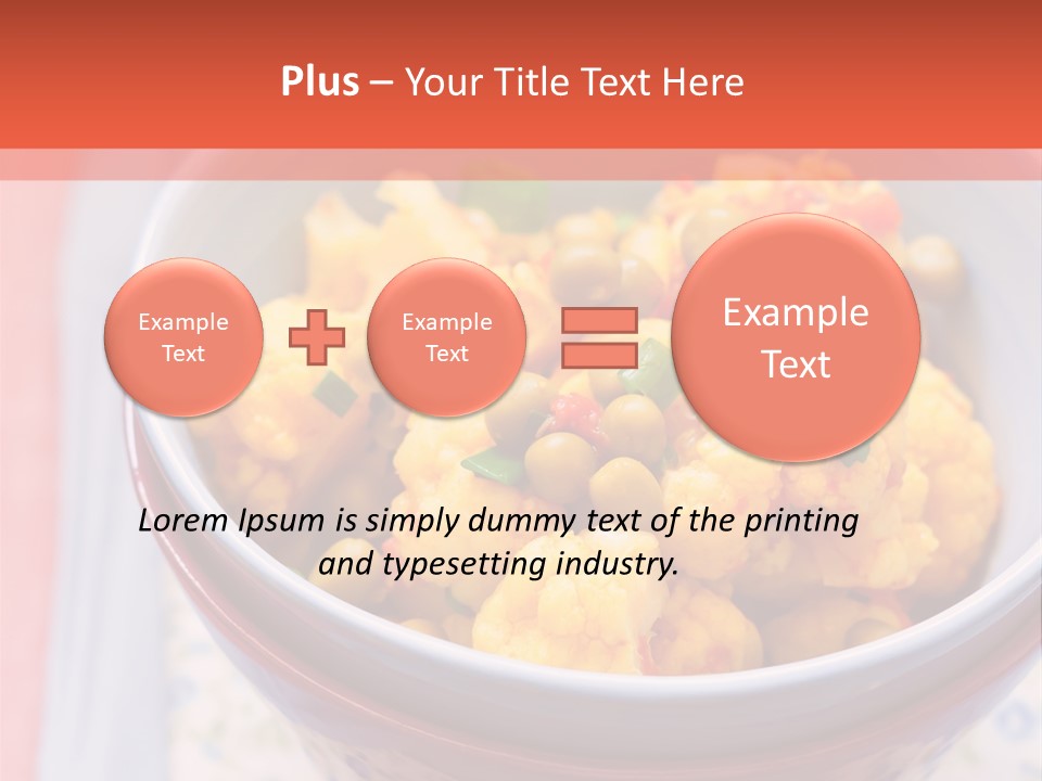 Indian Portion Food PowerPoint Template