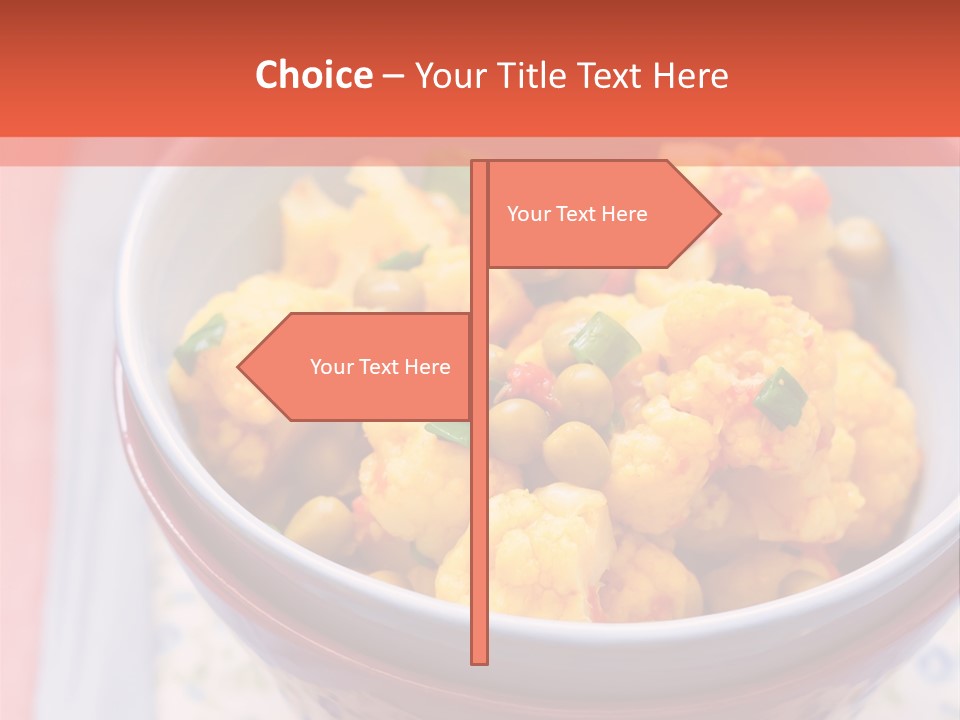 Indian Portion Food PowerPoint Template